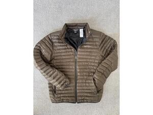 Eddie Bauer Men's Down Insulated Jacket Size Small Brown